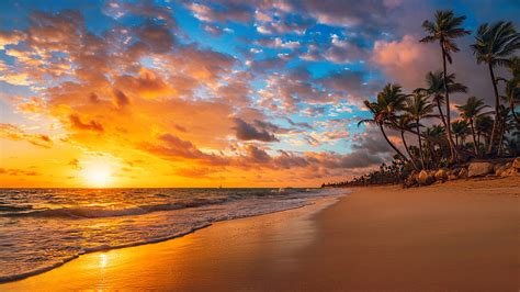 1366x768px, 720P free download | Earth, beach, Sunset, HD wallpaper ...