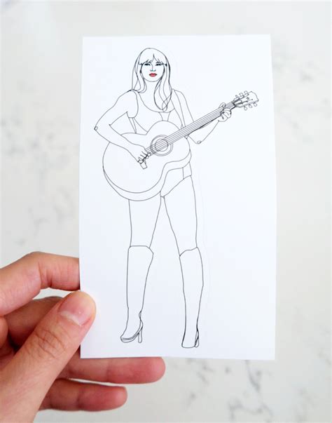 Taylor & Guitar Sticker – Joseph+Sue