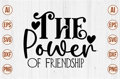 The Power of Friendship Graphic by creativemomenul022 · Creative Fabrica