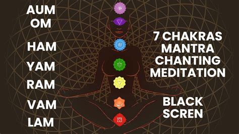 7 Chakras Mantra Chanting Meditation LAM VAM RAM YAM HAM OM AUM with ...