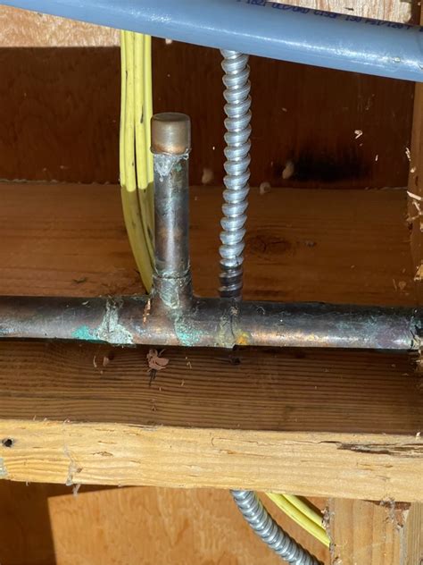 copper pipe - How bad is this corrosion and what would cause it? - Home ...