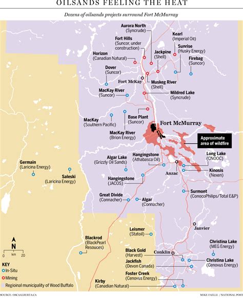 More oilsands production shutdown as Fort McMurray fire continues to ...