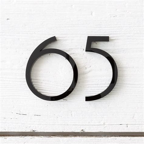 Modern House Numbers - Etsy