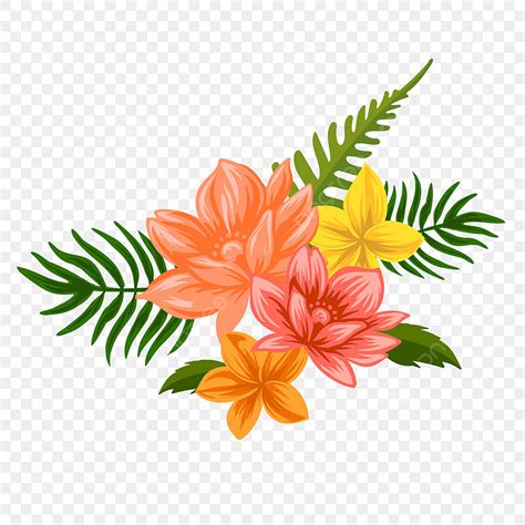 Tropical Flowers Clipart | Best Flower Site