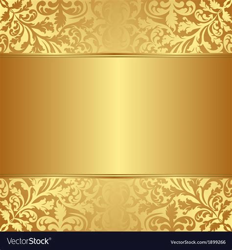 Gold background Royalty Free Vector Image - VectorStock