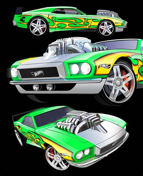 "Hot Wheels" vector cars :: Behance