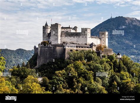 Hohensalzburg Castle in Salzburg, Austria Stock Photo: 164654600 - Alamy