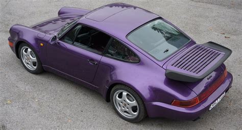 This 1991 Porsche 911 Turbo Is A Purple Jewel With Just 310 Miles ...