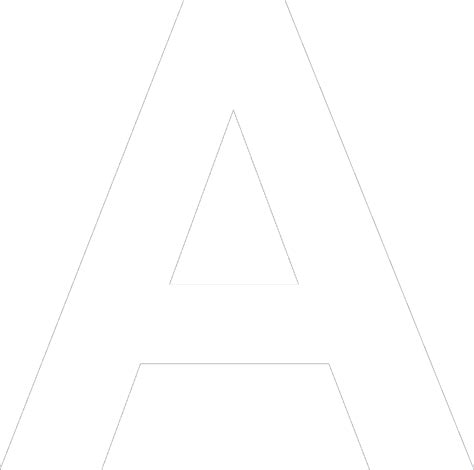 Download White Letter A Png - White Letter A No Background - Full Size ...