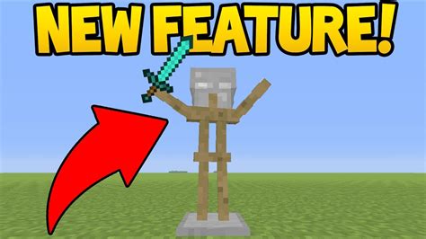 NEW ARMOUR STAND POSES! (Minecraft Better Together Update) - YouTube