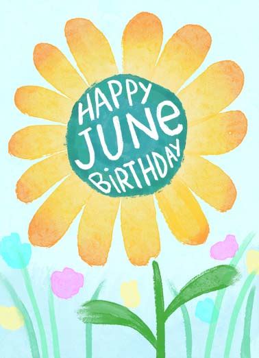 June Birthday Cards, Funny Cards - Free postage included