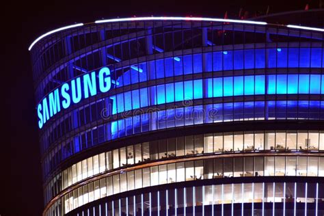 Sign Samsung . Company Signboard Samsung. Editorial Photography - Image ...