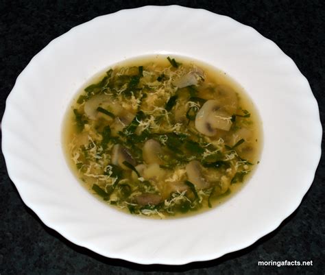 Moringa Leaf Soup With Mushrooms - Moringa Facts