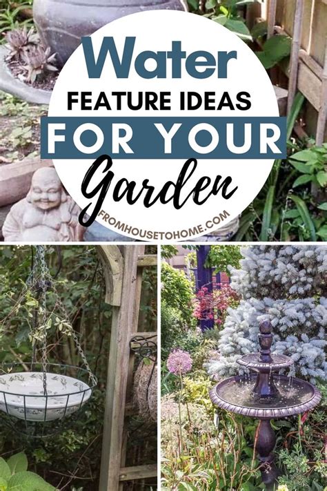 Water Feature Ideas For Your Garden | Diy water feature, Outdoor water ...