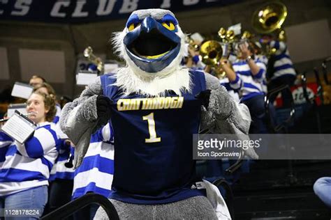 Chattanooga Mocs mascot "Scrappy" gets the fans pumped up during the ...