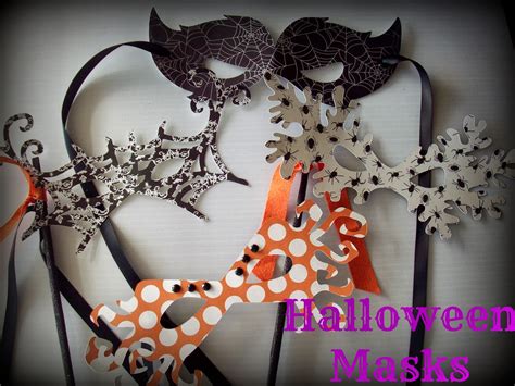 Halloween Masks Tutorial - Food Crafts and Family