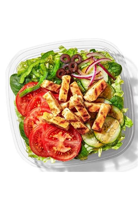 subway sweet onion chicken teriyaki salad - The Diet Chef