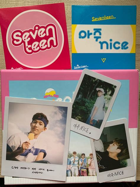 SEVENTEEN LOVE & LETTER 1st REPACKAGE Album [ VERY NICE ], Hobbies ...