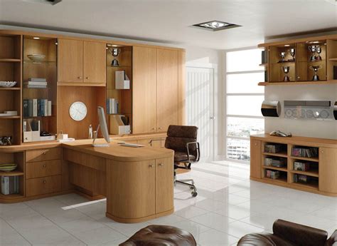 Contemporary Fitted Home Office Furniture by Strachan