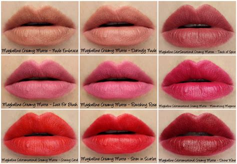 Maybelline Colorsensational Creamy Matte Lipsticks - Lust For Blush ...