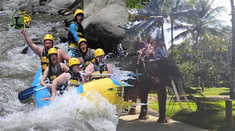 Bali White Water Rafting and Elephant Safari Ride Package