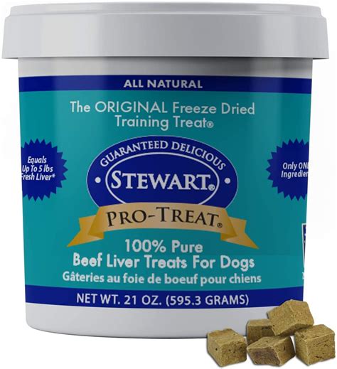 Stewart Freeze Dried Beef Liver oz Pet Snack TreatsShoes, Amazon ...