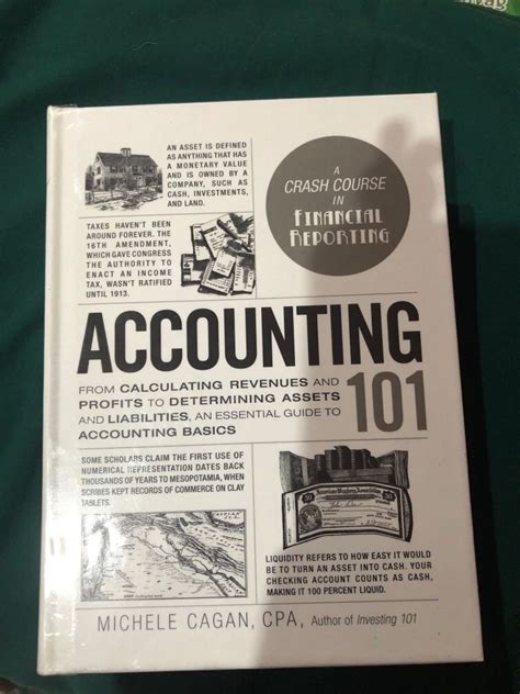 Accounting 101 Book, Hobbies & Toys, Books & Magazines, Textbooks on ...