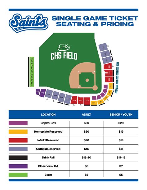 CHS Field Seating & Pricing by stpaulsaints - Issuu