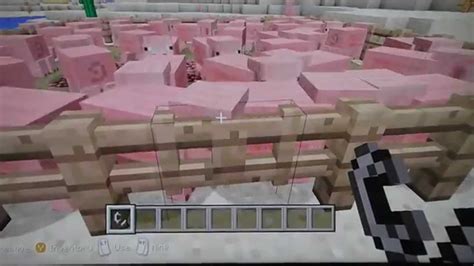 minecraft pig farm - YouTube