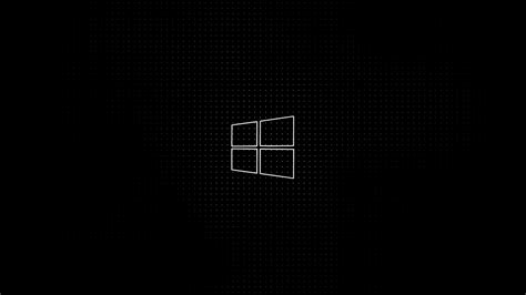 Windows 10 Black Logo Screensaver