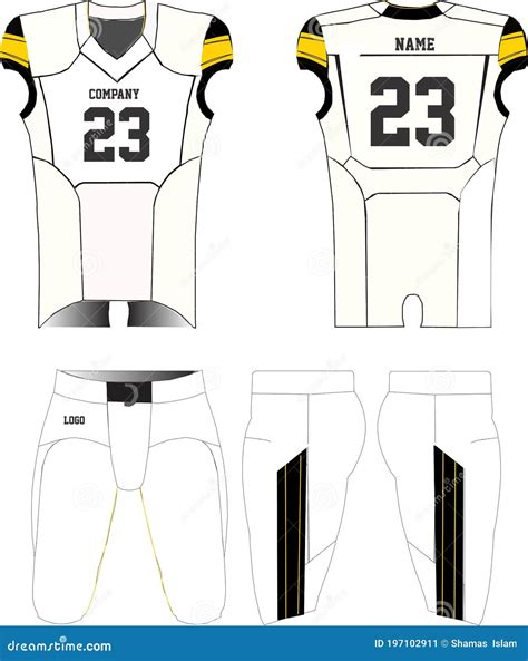 Flag Football Jersey Template