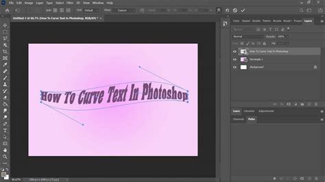 How to Curve Text in Photoshop: 4 Ways to Bend Text