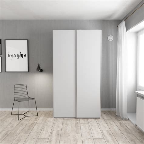 Flexi Storage White Sliding Wardrobe Door - Bunnings Australia