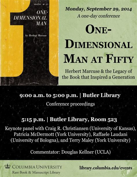 One-Dimensional Man at 50: Herbert Marcuse & the Legacy of the Book ...