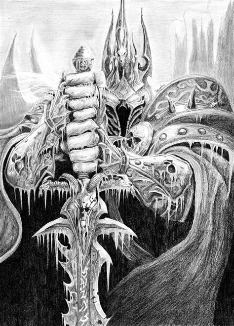 Lich King by Daegher Sick Drawings, Lion King Drawings, Art Drawings ...