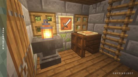 Minecraft Medieval House Interior