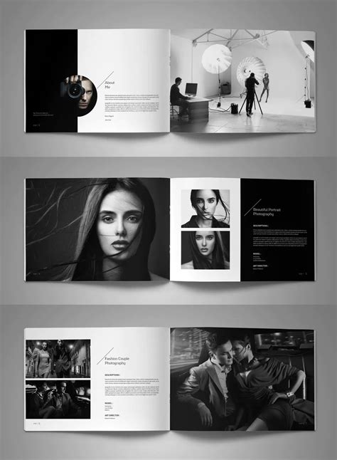 Photography Portfolio Brochure Template Download | Photography ...