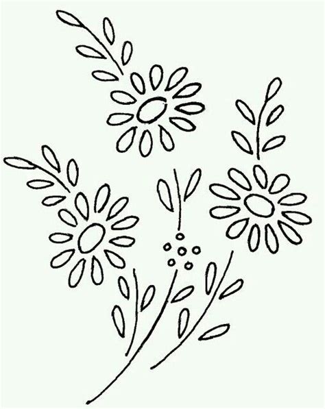 para bordar | Idées de broderie, Fleurs de broderie à la main, Points ...