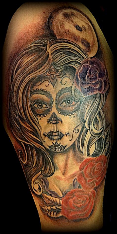 Adamofftharecord: Custom Dia De Los Muertos Tattoo