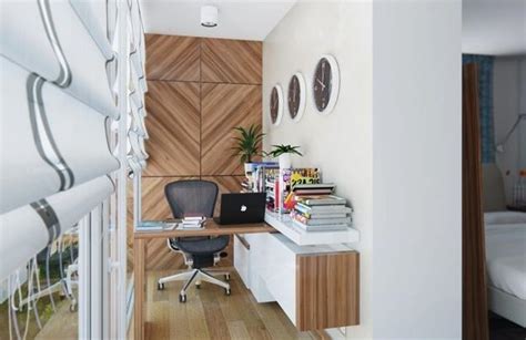 21 Modern Ideas to Brighten Up Small Office Designs