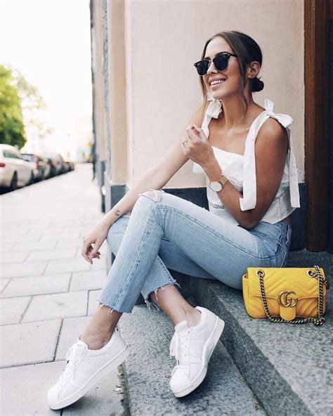 White Sneakers Outfit Ideas for Summer - thatgirlArlene