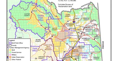 Idaho Falls District Map | Bureau of Land Management