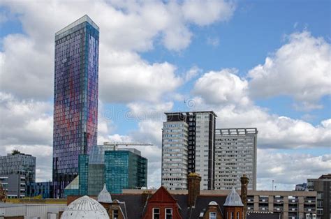 Croydon Skyline, South London Stock Photo - Image of offices, colourful ...