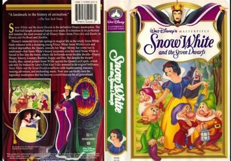 Snow White And The Seven Dwarfs Classics Vhs