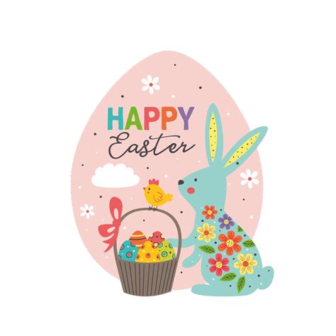 Happy Easter Egg Window Sticker | Stickerscape