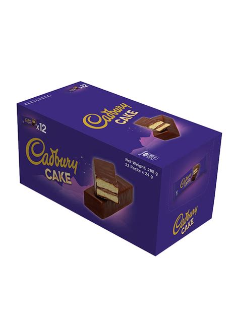 Cadbury Chocolate Cake 24g- 12 Pcs - ARY Sahulat Bazar