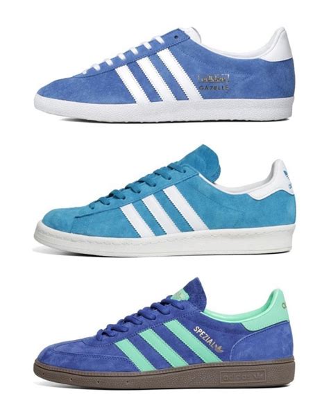 Gotta love them Blue Suede Sneakers, adidas Originals | SOLETOPIA