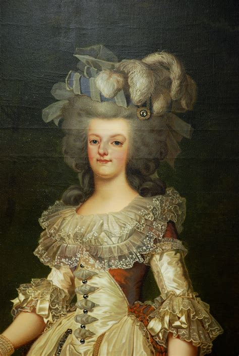 1785-6 Marie Antoinette Walking in the park at Versailles with her ...