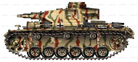 Panzer III Ausf N in camouflage from The Battle of by Paintcad on ...