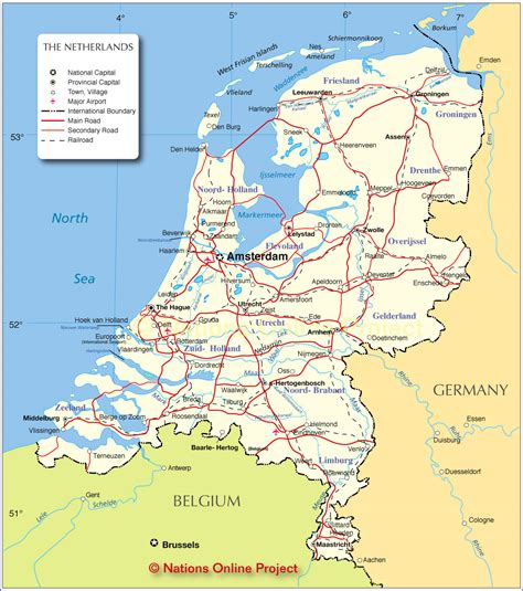 Netherlands Political Map